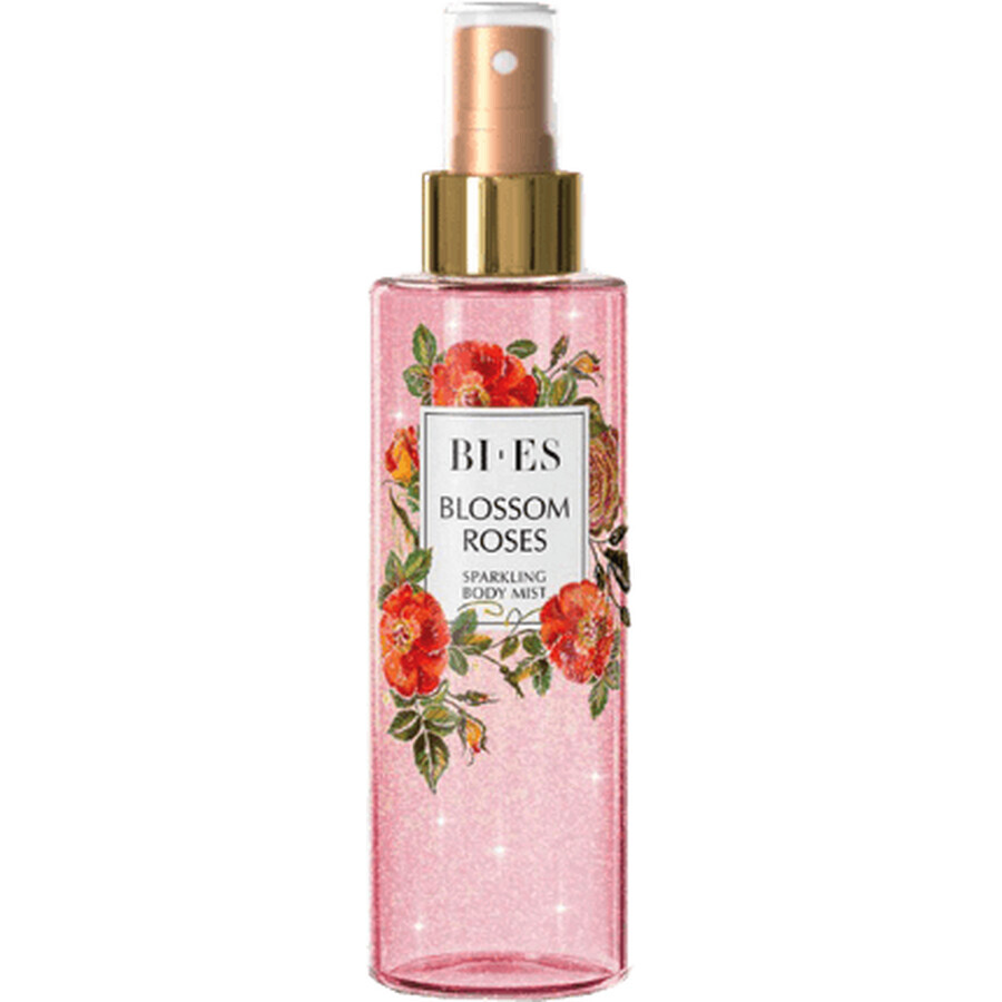 Bi-Es Bruma corporal con rosa, 200 ml