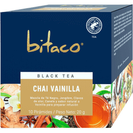 bitaco Tè nero Chai Vaniglia, 20 g