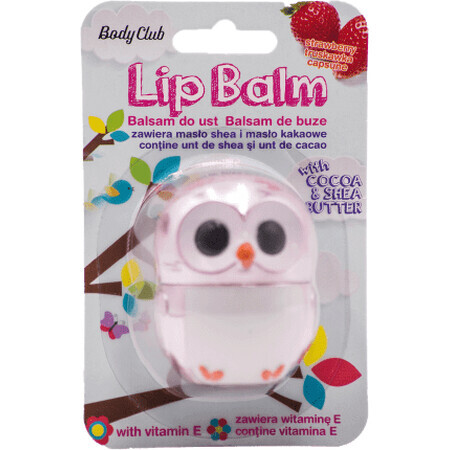 Body Club Strawberry Lip Balm, 3.5 g