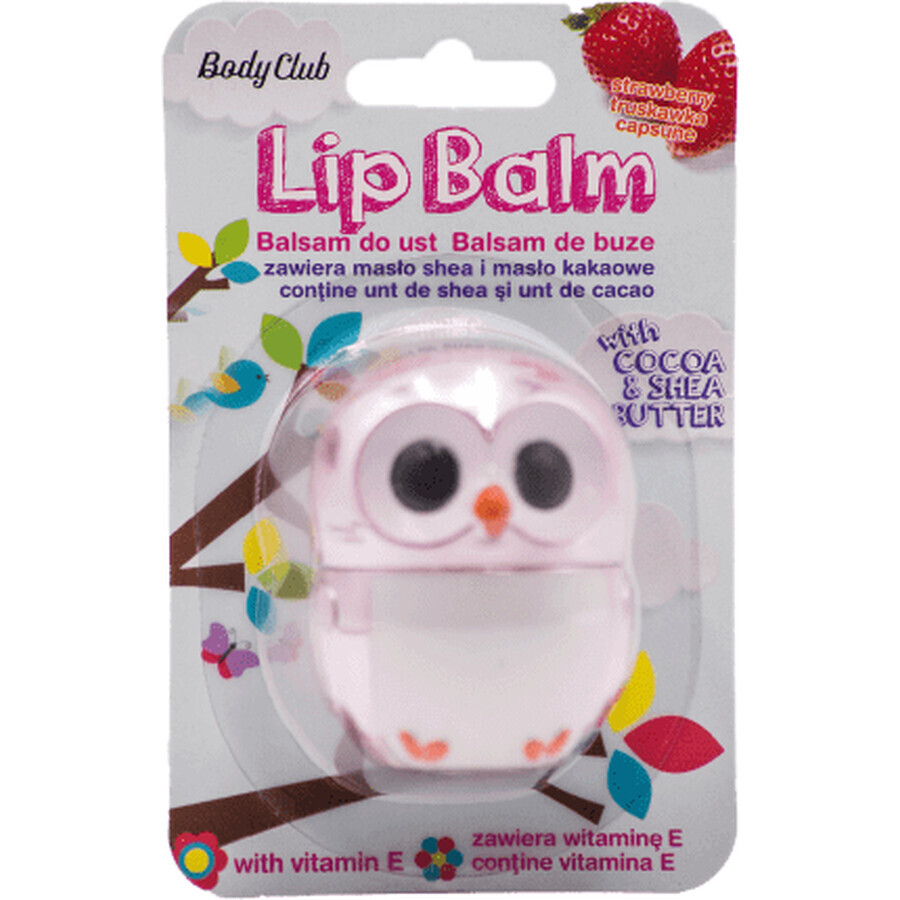 Body Club Strawberry Lip Balm, 3.5 g