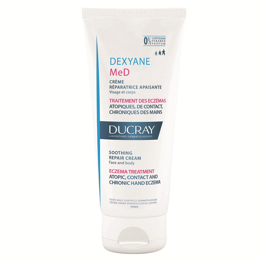 Herstellende en verzachtende crème Dexyane MED, 100 ml, Ducray