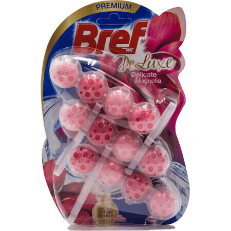 Bref Toilet freshener deluxe magnolia, 3 pièces