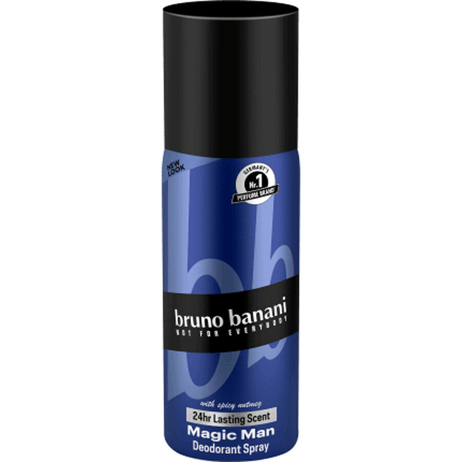 Bruno banani Deodorant Spray für Männer Magic Man, 150 ml