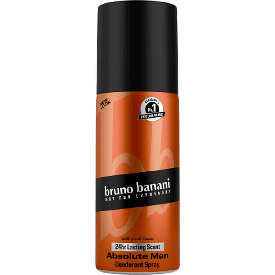 Bruno banani Déodorant spray pour hommes, 150 ml