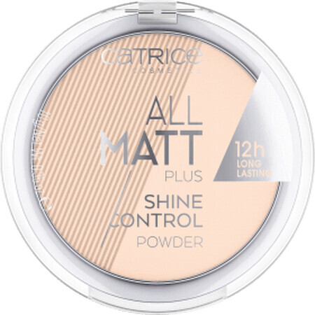 Catrice Polvos Compactos All Matt Plus Shine Control 010 Transparente, 10 g