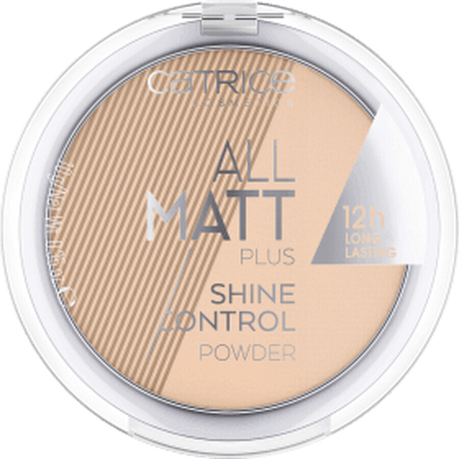 Catrice All Matt Plus Shine Control Polvos Compactos Shine Control 028 Beige Miel, 10 g