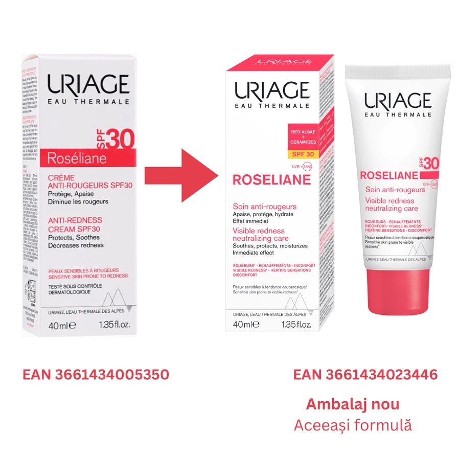 Crema Roseliane FPS 30, 40 ml, Uriage