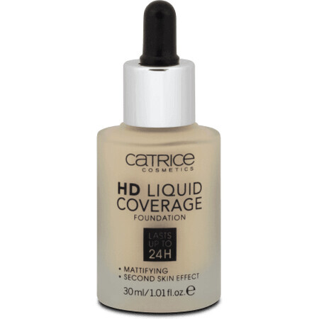 Catrice HD Fond de teint liquide 010 Light Beige, 30 ml