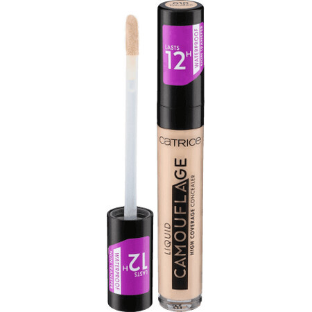 Catrice Vloeibare Camouflage Hoge Dekking Concealer 010 Porcellain, 5 ml