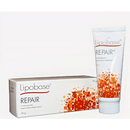 Spezialcreme für sehr trockene Haut Lipobase Repair, 30 g, Astellas