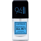 Catrice Natural All in 1 Base Endurecedora y Top Coat, 10,5 g