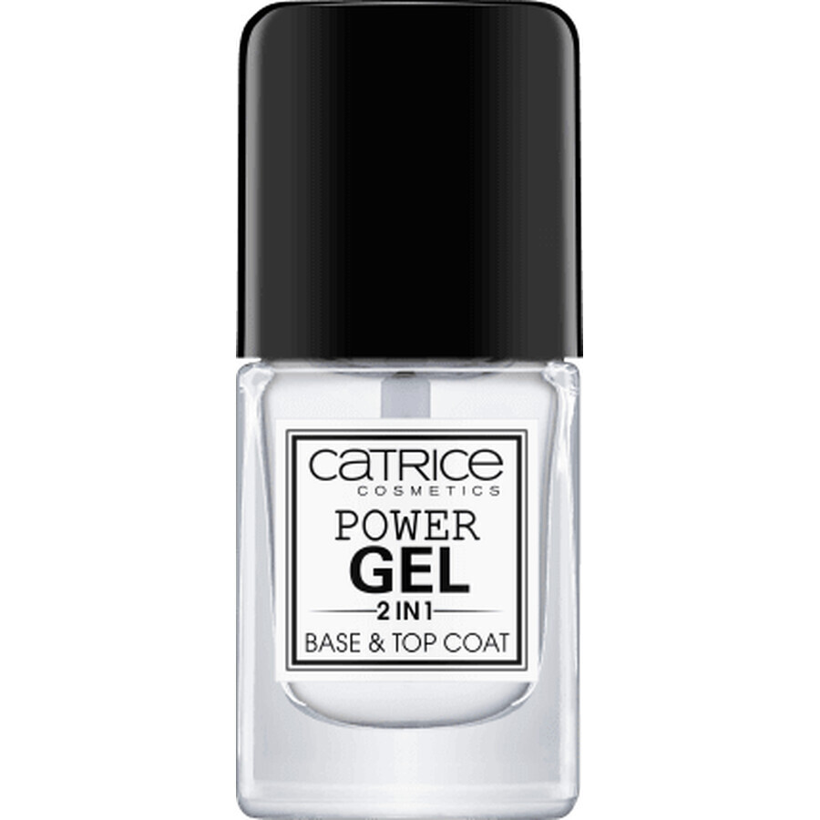 Catrice Power Gel 2in1 Base &amp; Top Coat, 10.5 ml