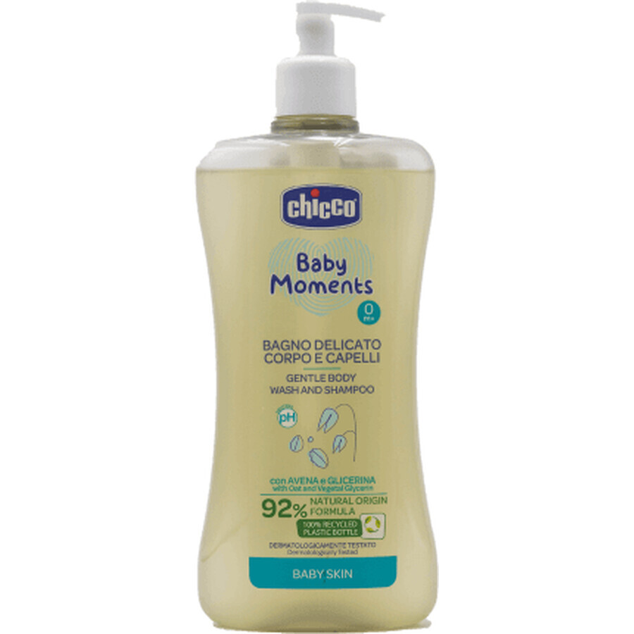 Chicco 2in1 gel de duş şi şampon, 750 ml