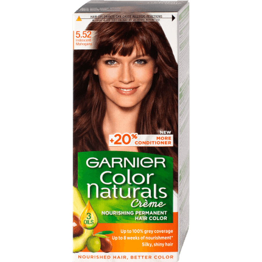 Color Naturals Permanente haarverf 5.52 Satin Mahogany, 1 stuk