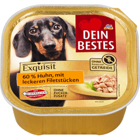 Dein Bestes Kennel Hundefutter mit 60% Huhn, 300 g