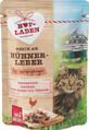 Dein Bestes natvoer voor katten met kippenlever, 85 g