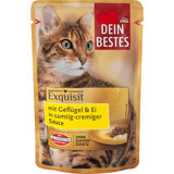 Dein Bestes pouch wet cat food poultry meat&amp;or, 85 g