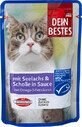 Dein Bestes pouch nat kattenvoer zalm &amp;amp; kreeft, 100 g