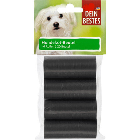 Dein Bestes Hygiënezakjes voor honden, 80 stuks