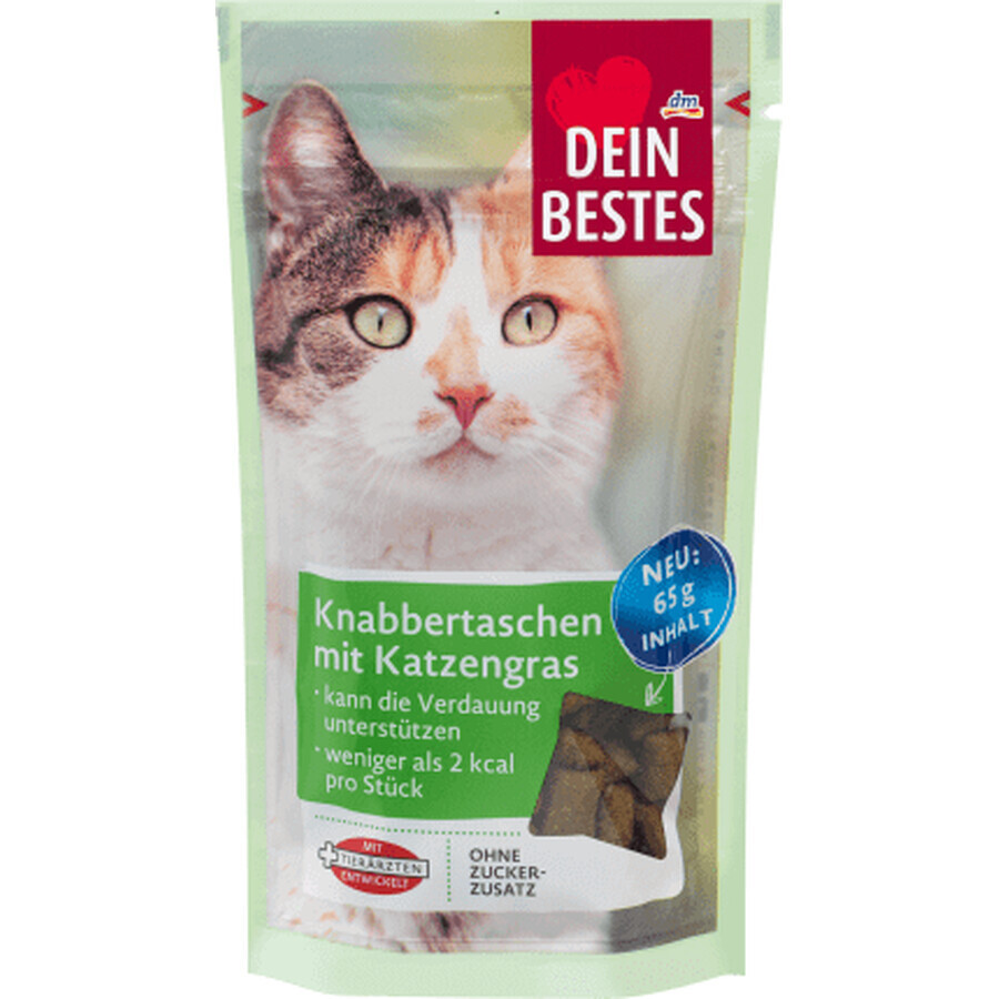 Dein Bestes grassnacks voor katten, 50 g