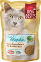 Dein Bestes Soep met kalkoen, broccoli en ei voor katten, 40 g