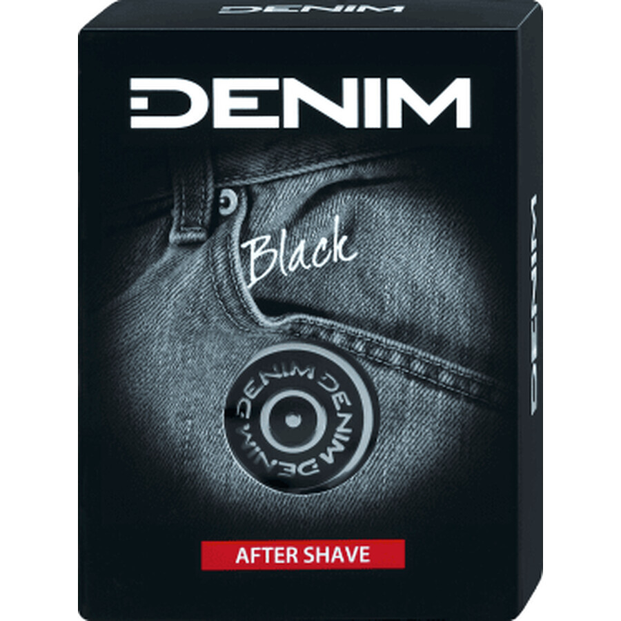 Denim Aftershave Lotion zwart, 100 ml