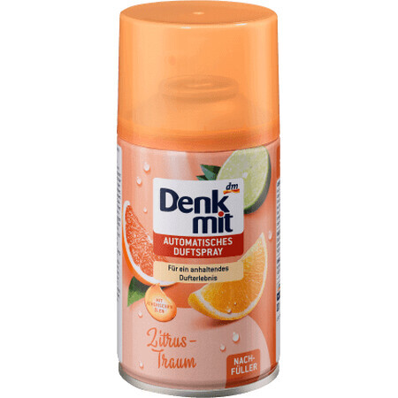 Denkmit Tank Automatic Assainisseur d'air au citron, 250 ml