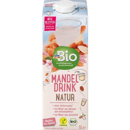 DmBio Natürliches Mandelgetränk ECO, 1 l