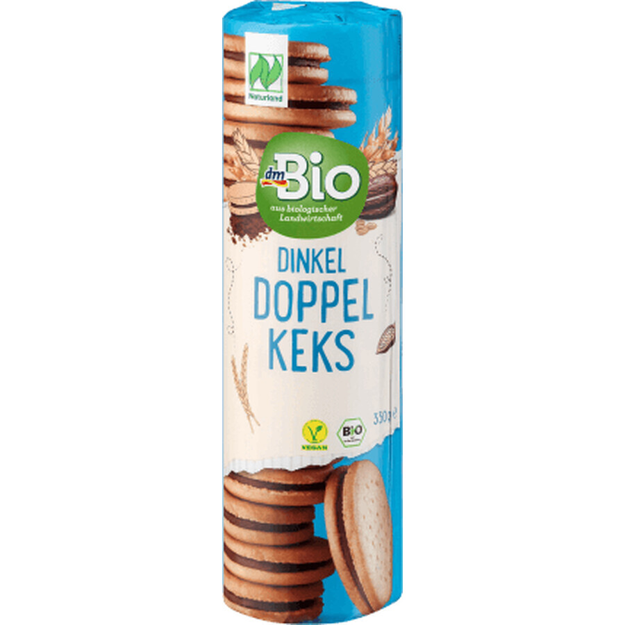 DmBio Biscotti al liquore con crema al cacao, 330 g