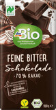 DmBio Bittere chocolade 70% cacao, 100 g