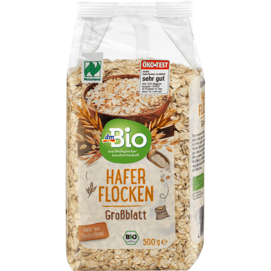 DmBio Copos de avena grandes, 500 g