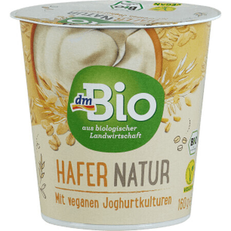 DmBio Yaourt végétal à l'avoine naturelle, 160 g