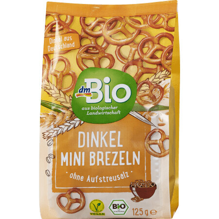 DmBio Mini bretzels à l'épeautre, 125 g