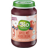 DmBio Fruit puree with apples and blueberries ECO 5+, 190 g