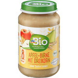 DmBio Apple and pear puree with cereals 8 +, 190 g