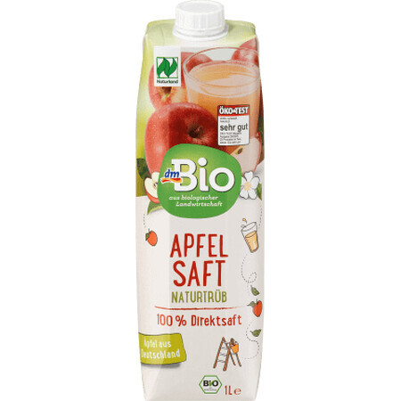 DmBio Appelsap met vruchtvlees, 1 l