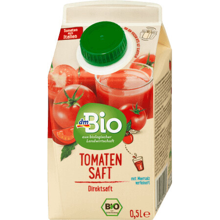 DmBio Tomatensaft mit Meersalz, 500 ml