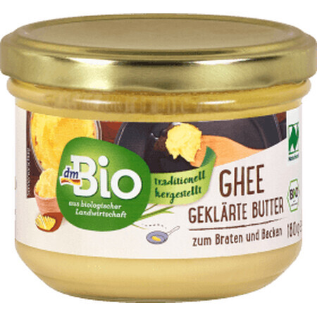 DmBio Ghee geklaarde boter, 180 g