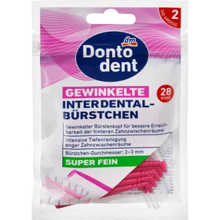 Dontodent Cepillos interdentales 2-3mm, 28 piezas
