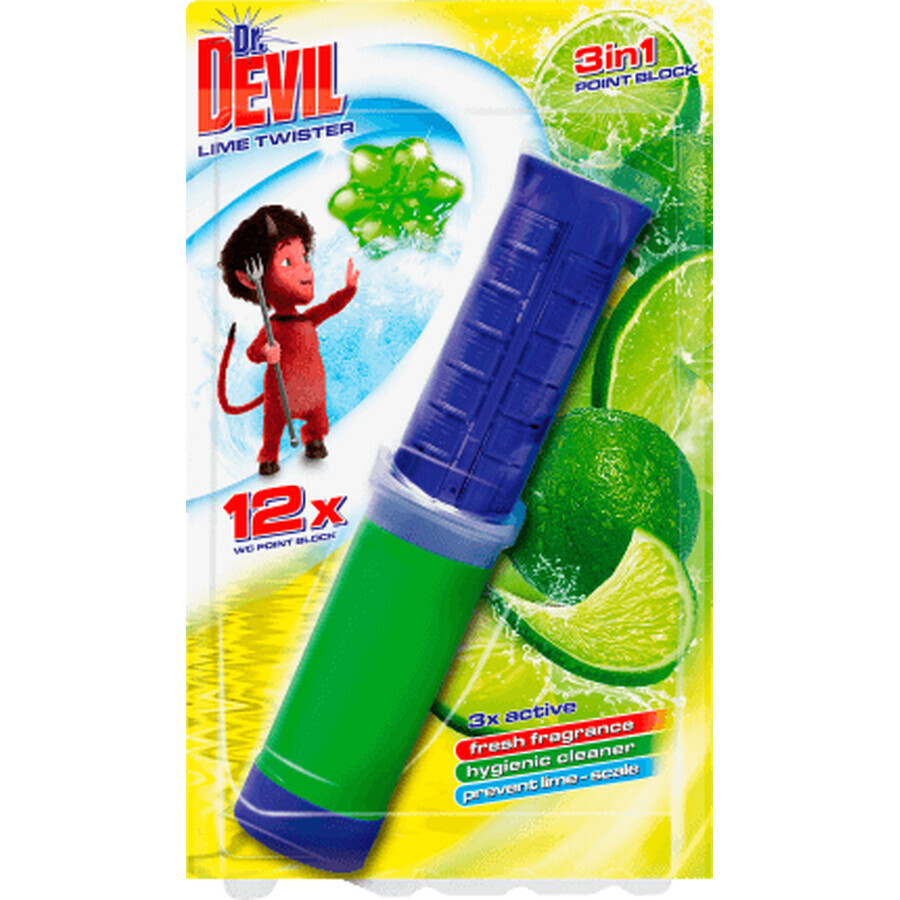 Dr. Devil Point Toilet Freshener with lime, 0.07 l