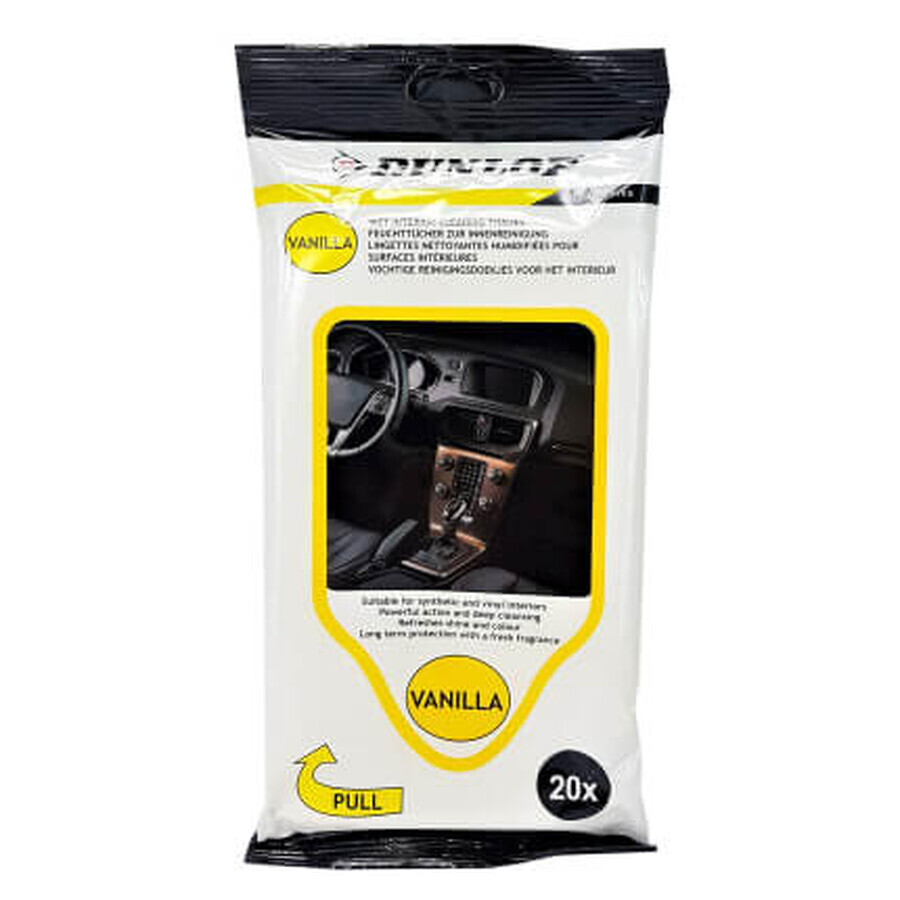 DUNLOP Lavetă pentru curăţarea bordului, 20 buc