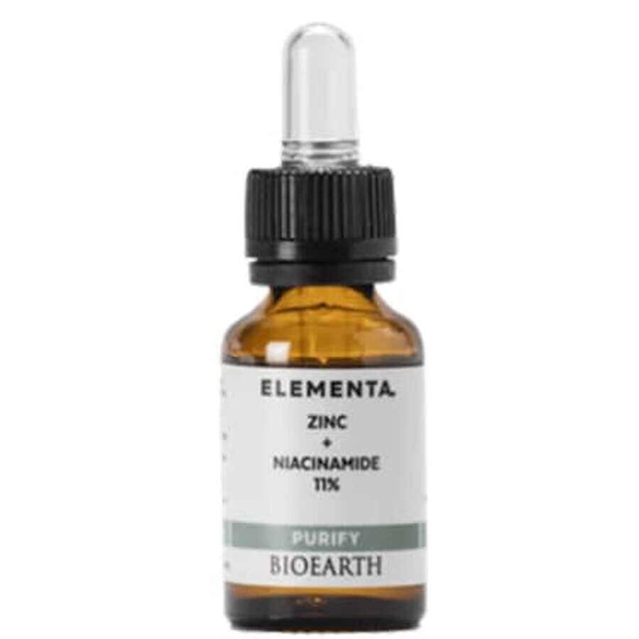 Elementa serum met zink en niacinamide 11% voor gezicht, 1 st