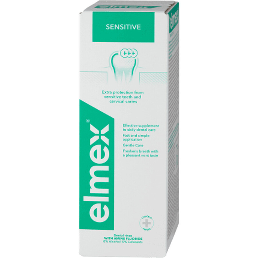 Elmex Sensitive Mouthwash, 400 ml