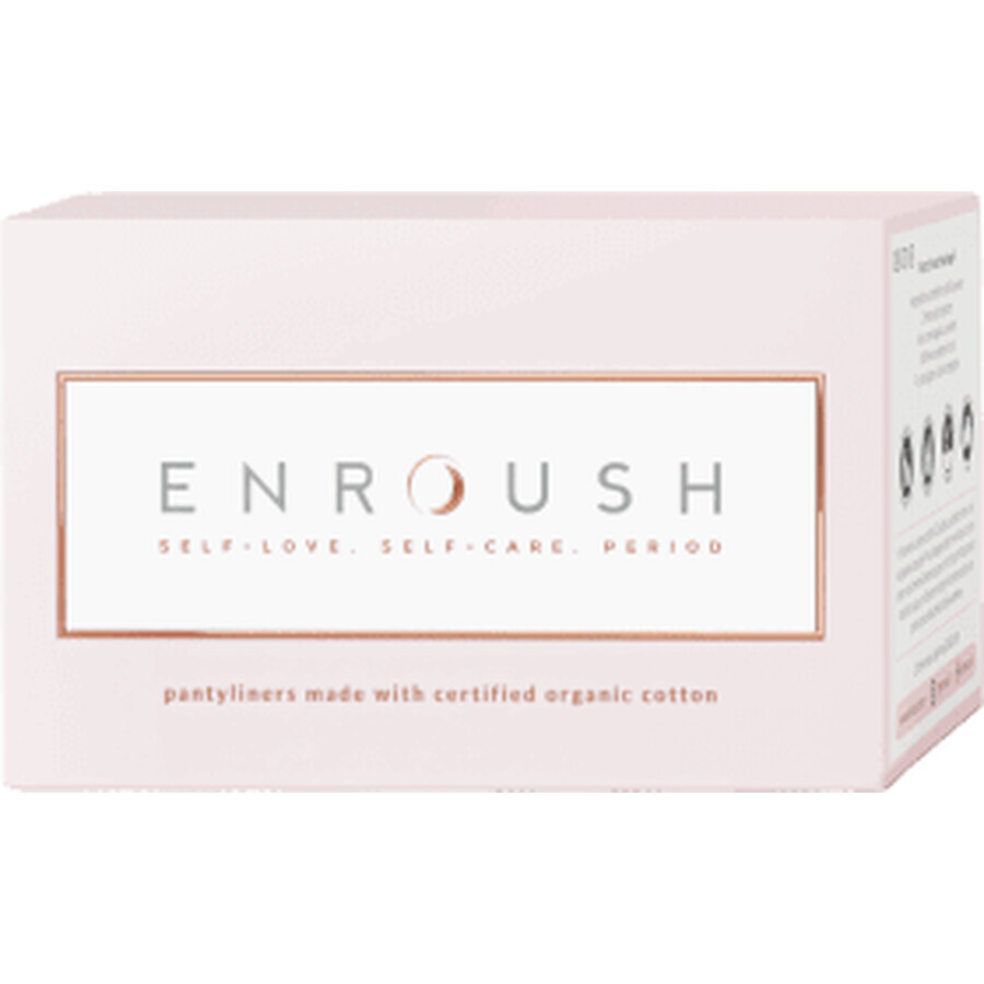 Enroush Absorbante Zilnice Bumbac Organic, 24 buc