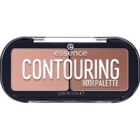 Essence Cosmetics Contouring Duo Palette Contouring Palette 10 Helle Haut, 7 g