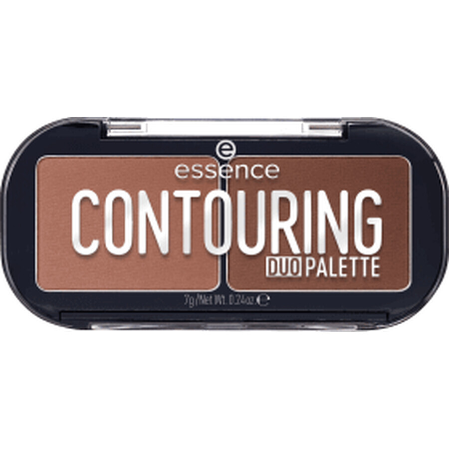 Essence Cosmetics Contouring Duo Palette paletă conturare 20 Darker Skin, 7 g