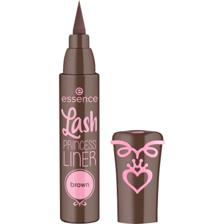 Essence Cosmetics Lash PRINCESS LINER tuș de ochi Brown, 3 ml