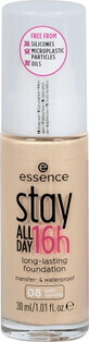 Essence Cosmetics Stay All Day Fondotinta lunga tenuta 16h 08 Soft Vanilla, 30 ml