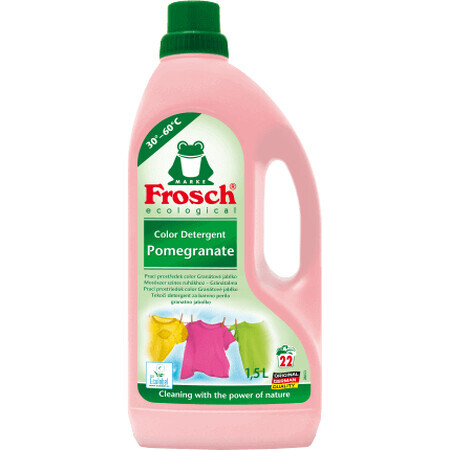 Frosch Wasmiddel met granaatappelsmaak 22 wasbeurten, 1,5 l