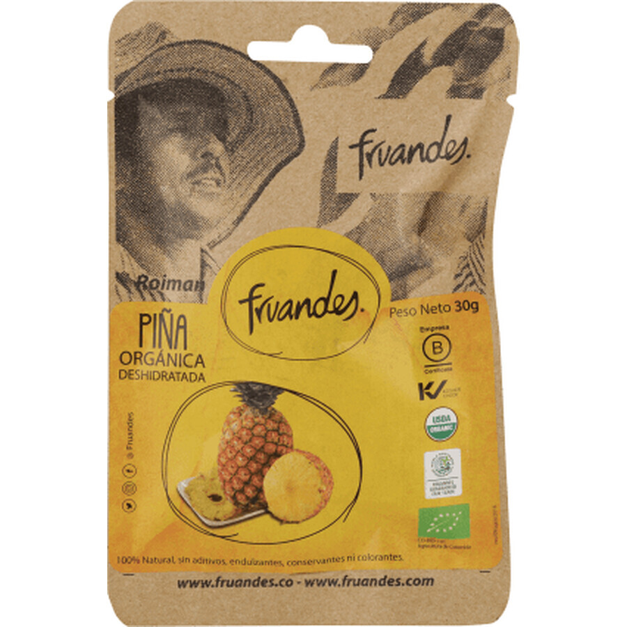 Fruandes Dehydrated pineapple, 30 g